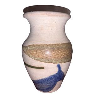 Artisan Hand Crafted Pottery Vase Pot Signed